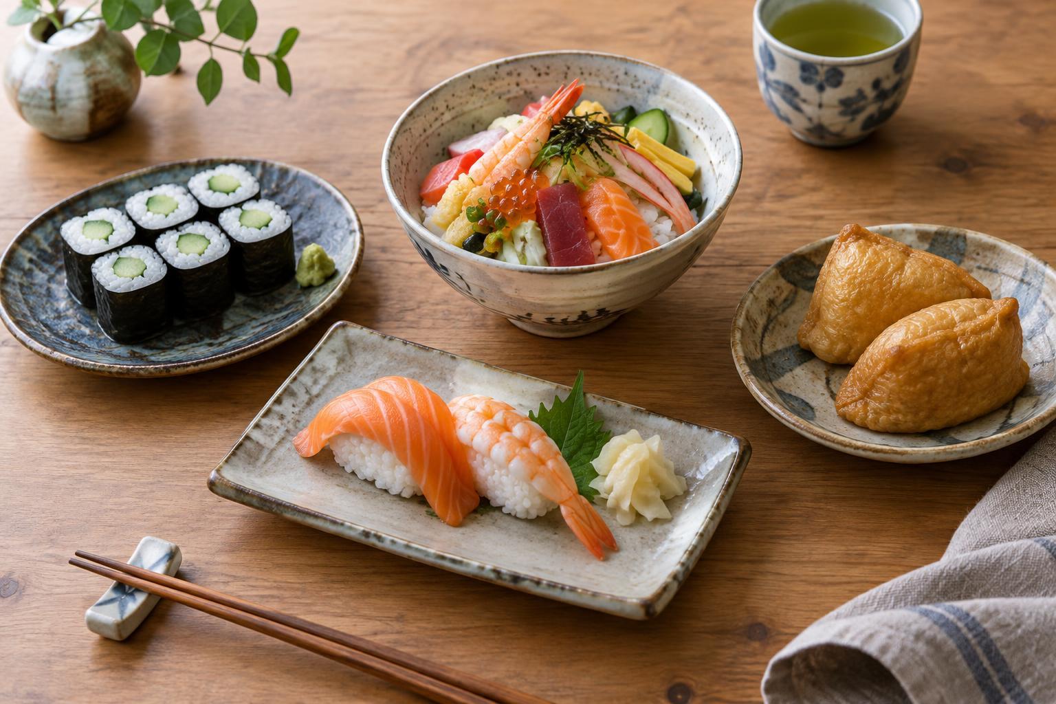 Sushi Varieties Explained: Nigiri, Maki, Chirashi and Inari