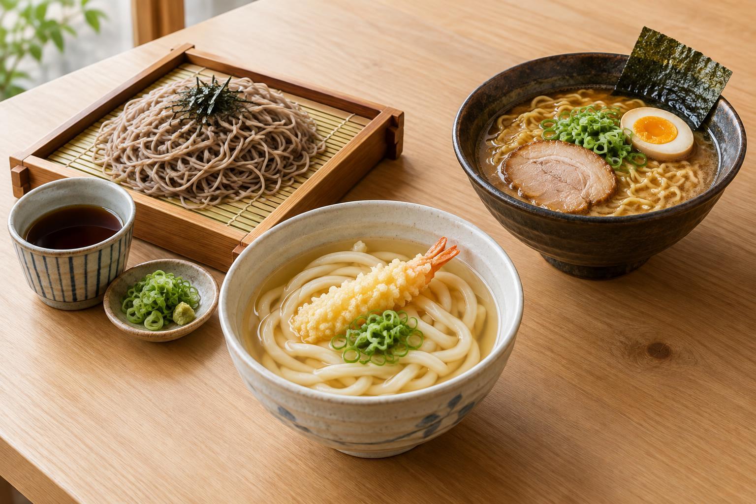Soba, Udon and Ramen: A Guide to Japan’s Three Familiar Noodles