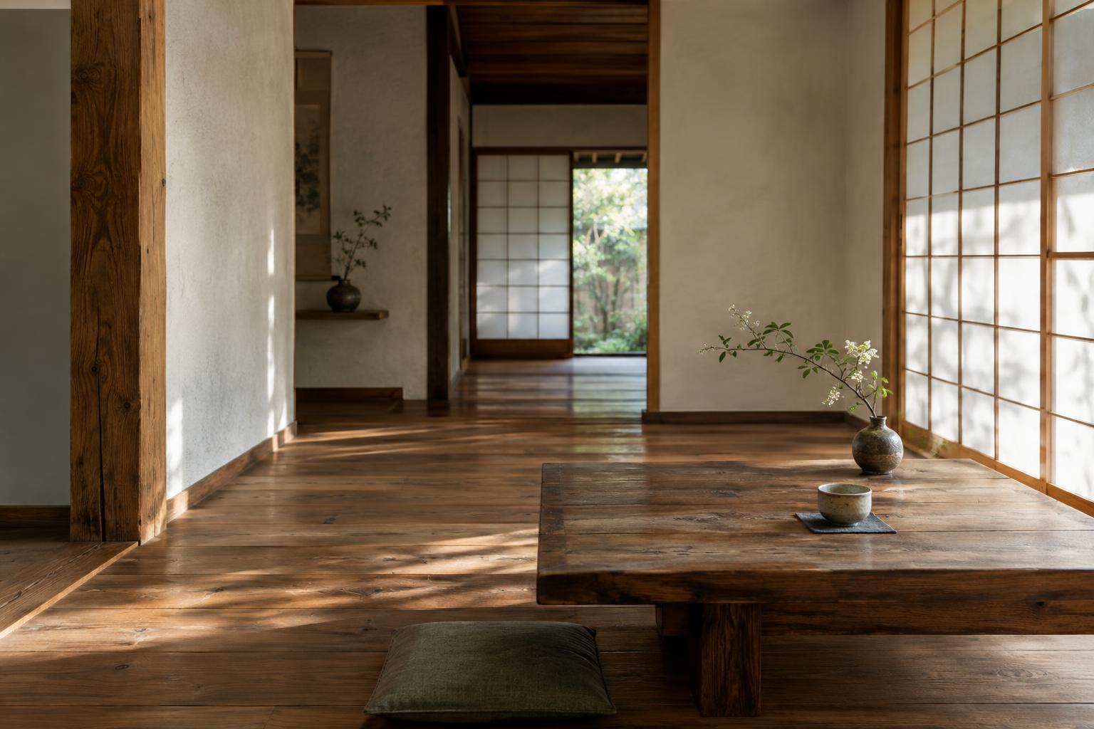 Wood, Plaster and Paper in Japanese Interiors: What Each Material Contributes