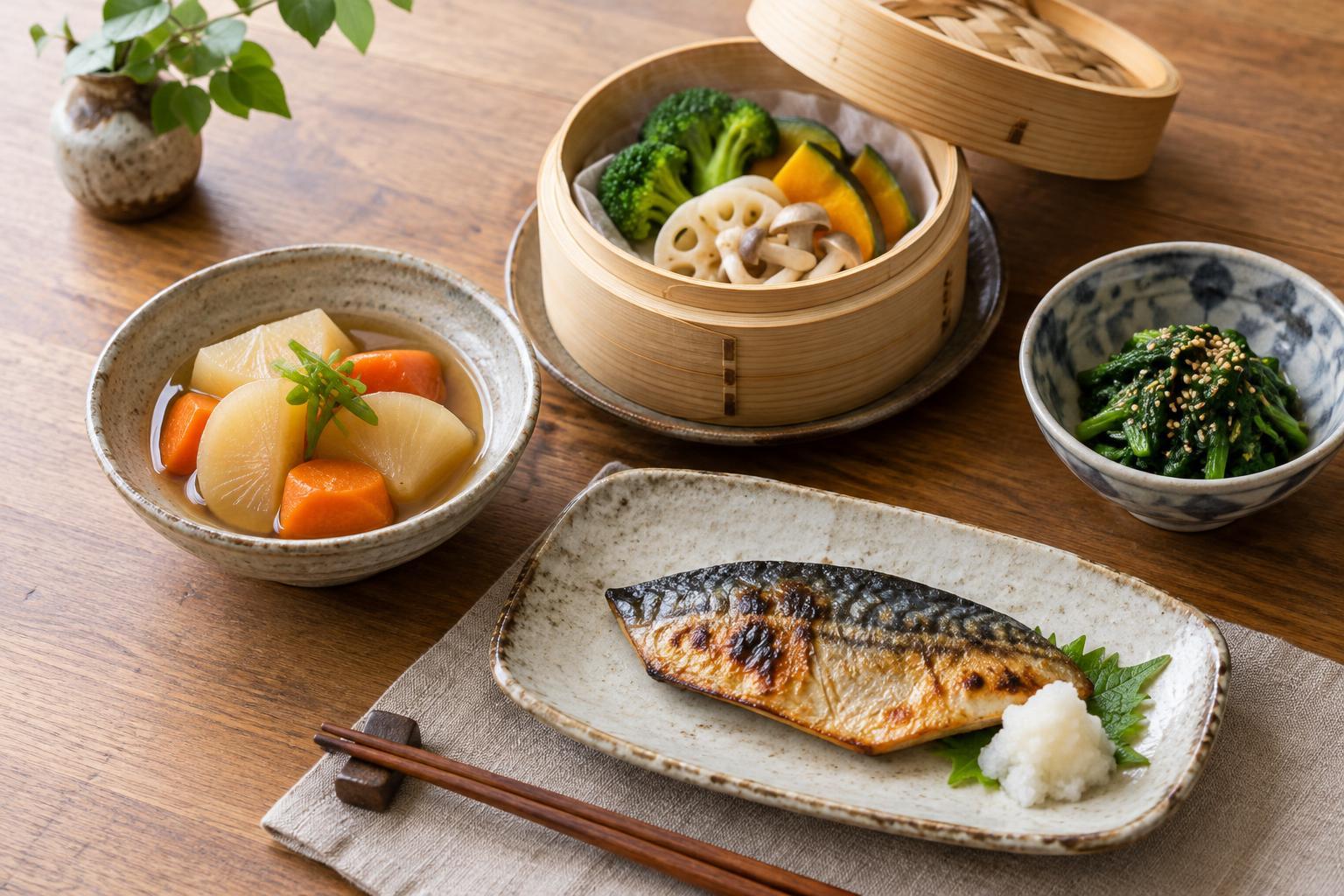 Four Japanese Home-Cooking Methods to Learn: Simmering, Grilling, Steaming and Dressing