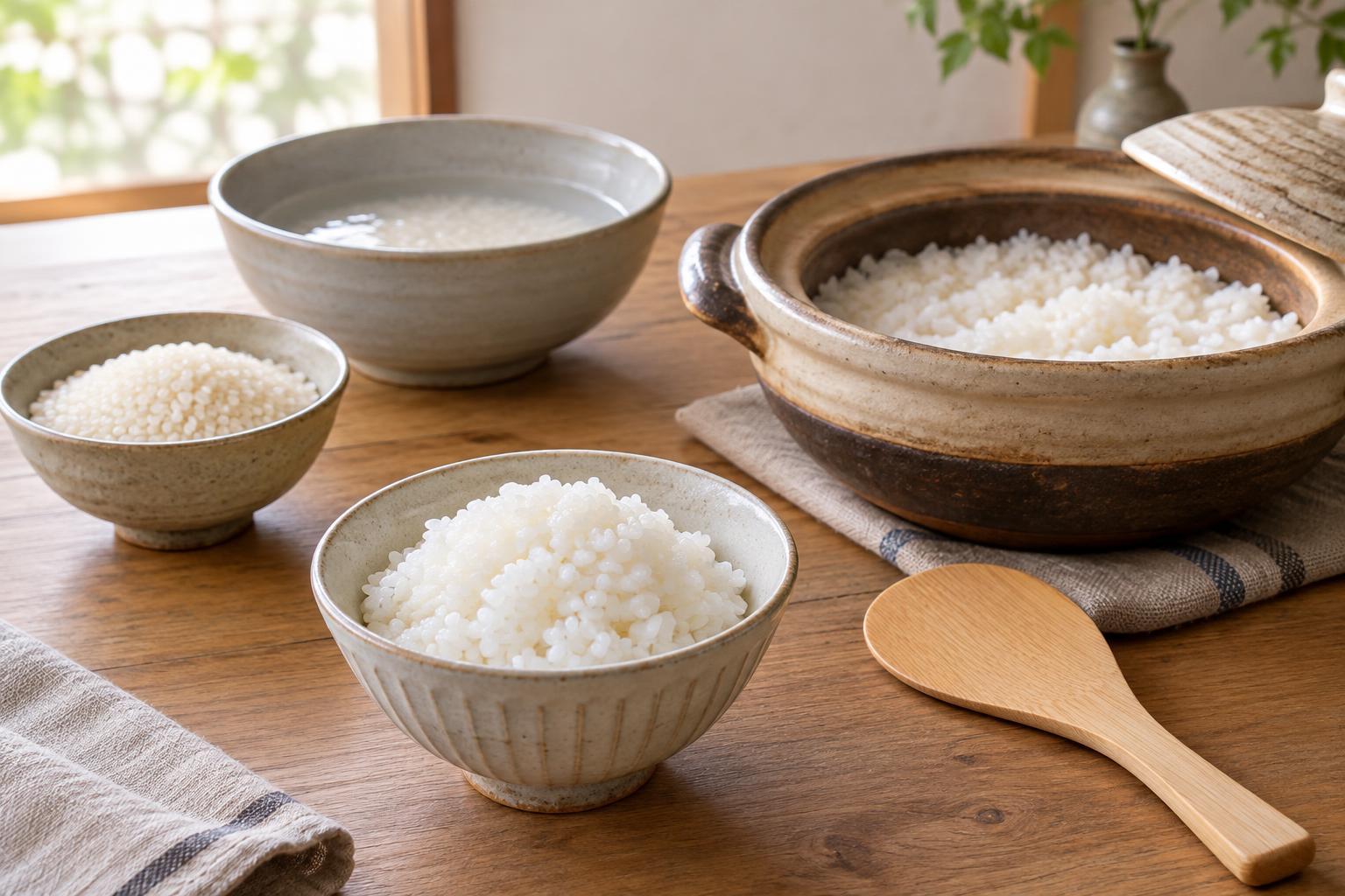 How to Wash, Cook and Serve Japanese Short-Grain Rice